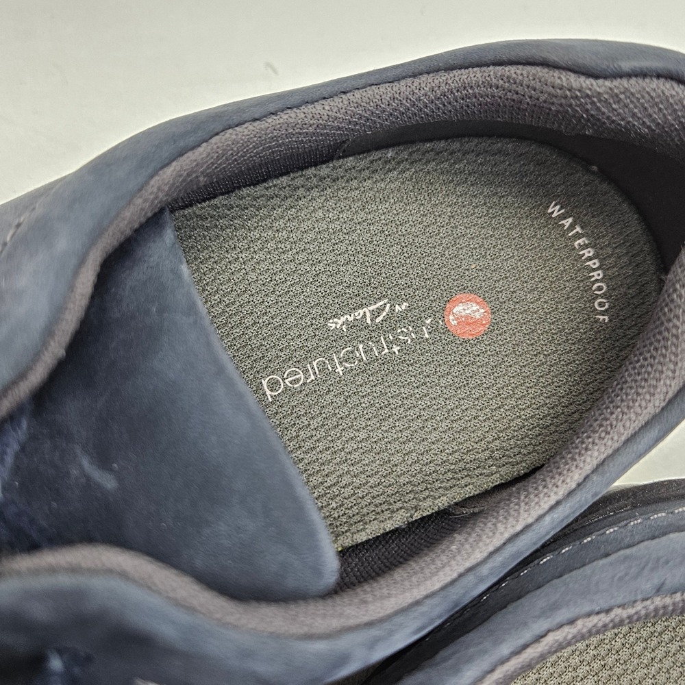 Clarks Wavewalk Womens Navy Blue Waterproof Nubuck Walking Shoe 7.5 261409724050 - Picture 11 of 13